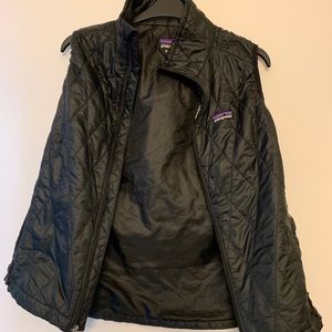 Black Quilted Patagonia Vest